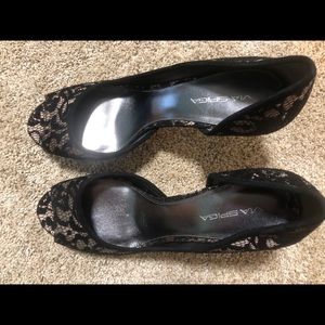 Via Spiga Lace Heels